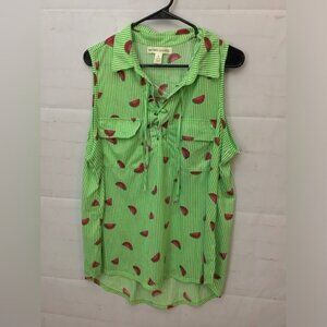 1x Ladies Sleeveless Watermelon top (11e)